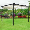 Steel Pergola 3x3m Garden Weatherproof Gazebo Awning Canopy Sun Shade Shelter UK