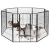 8 Panel Pet Playpen Indoor Outdoor Exercise Dog Fence Dog Folding Playpen Kennel