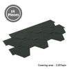 Hexagonal Roofing Felt Shingles Tiles Roof Asphalt Shed Houses Log House Cabins