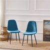 Dining Chairs 2/4/6pcs Modern Suede/Velvet Back Sturdy metal Legs Office/Cafe