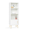 Modern Storage Cabinet Cupboard with 3 Shelves & 2 Doors Bookcase Display Unit