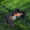 Portable Camping Fire Pit Collapsible Steel Log Burner Outdoor Heating Firepit