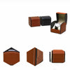 Single Grid PULeather Watch Display Case Gift Jewelry Storage Organizer Box Slot