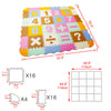 EVA Foam Puzzle Play Mat w Borders Kids Multi-Color Safe Baby Padded Floor Tiles