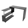 360?? Rotating Laptop Table L Shape Corner PC Computer Desk Home Office UK