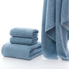 Pack of 4 100% Cotton Bath Sheet Towel Set Face Towel Beach Towel Soft Bath