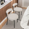 Dining Chairs Set of 2 Upholstered Accent Chairs Kitchen Chairs with Metal Legs