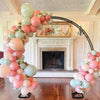 Round Wedding Arch Frame Circle Flower Balloon Archway Backdrop Stand Prop Decor