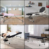 3 Section Folding Massage Table Bed Couch Adjustable Folding Beauty Tattoo Salon