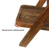 3-tier Tray Storage Rack Wooden Carbonized Vegetable Shelf Kitchen Hotel