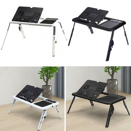 Folding Portable Sofa Laptop Desk Adjustable Workstation Writing Desk Plastic