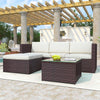 Rattan Garden Sofa Armchair Chair Settee Patio Garden Set Corner L Shaped QA