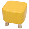 Small Square PU Leather Footstool Pouffe Coffee Table Seat Kids Chair Stool 28CM