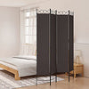6-Panel Room Divider Fabric Privacy Screen Paravent Multi Colours/Sizes vidaXL