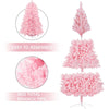 Decorative Pink Artificial Christmas Tree Xmas Full Tree Mall Seasonal Holiday
