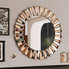 Large Round Wall Mirror Wall Hanging Art Mirror Stairway Hall Mirror Gypsy Deco