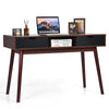 Wooden Computer Desk PC Laptop Table Writing Study Workstation with 2 Drawers