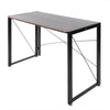 Modern Simple Home Folding Desk PC Laptop Table Office Study Workstation Shelves