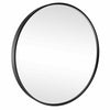60cm Large Round Wall Mirror Industrial Metal Frame Make-up Home Bathroom Gift