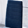 2/4/6 Dining Chairs Side Chairs High Back Velvet/Faux Leather Padded Seat Home
