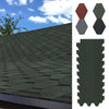 Self Adhesive Roof Felt Tiles Mosaic Asphalt Shingles Set Shed Roofing 18pcs