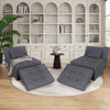 Sofa Bed 4 in 1 Convertible Chair Folding Ottoman Lounger Sleeper Metal Frame UK