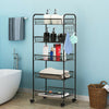 5 Tiers Shelf Salon Beauty Trolley Spa Storage Rolling Cart for Kitchen Bathroom