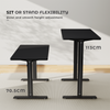 Electric Standing Desk Height Adjustable Desk Ergonomic Sit Stand Office Desk