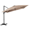 Patio Square Offset Umbrella Garden Cantilever Parasol Large Outdoor Sun Shade