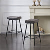 2/4X Bar Stools Breakfast Kitchen Stool Bar High Chairs Velvet Seat Metal Legs
