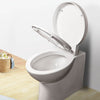 Round Design WC Toilet Seat Soft Close Top Fix Quick Release Hinge Easy Clean