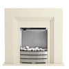 LED Electric Fireplace With Frame Tempered Glass 1000/2000W Single Colour