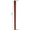 4x Oak Wooden Cone Furniture Legs Feet for Sofa Chair Table Stool Cabinet 5Color