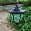 2PCS Solar LED Shepherd Style Hanging Garden Lantern Coach Outdoor Lamp Lights