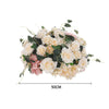 Artificial Rose Hydrangea Flowers Bouquet Leaves Balls Wedding Home Garden Decor