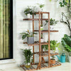 Small Medium Large Multi Tier Tiered Plant Stand Carbonized Shelf Holder Flower