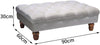 Chesterfield Footstool/coffee table, pouffe 90 x 60x 30cm W*D*H