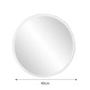 Wall Mirror 16'' Round Self Adhesive Stick Bathroom Bedroom Home Vanity Decor