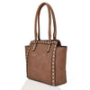 Metal Studded Womens Winged Large Tote Bag Ladies Shoulder Handbag