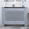 White Radiator Cover Cabinet Small Large MDF Wood Grill Traditional Furniture