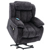 Electric Riser Massage Heat Recliner Power Lift Chair Cinema Sofa Armchair Grey