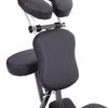 Portable Foldable Steel Massage Chair w/ Bag Folding Travel SPA/Tattoo Bench NEW