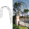 Garden Arch Plant Climbing Trellis Metal Archway Arbour Arched Frame Tubular