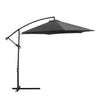 3M Banana Parasol Cantilever Umbrella Adjustable Garden Ourdoor Patio w/ Base