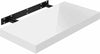 Low Gloss Floating Shelf Shelves Display Unit Wall Mounted Bookcase White