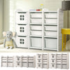 Kids Children's Playroom Toy Storage Cabinet Bookcase Removable Chest Drawer Box