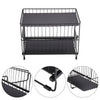 Kitchen Rack Under Sink Cupboard Organiser Storage Slim Tidy Shelf Baskets Metal