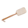 2×NATURAL LOOFAH WOODEN BATH SHOWER LONG HANDLE BACK BRUSH EXFOLIATE SKIN SCRUB