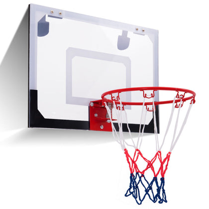 Mini Basketball Hoop Over-The-Door Basketball Backboard Indoor Outdoor Exercise