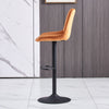 2x Breakfast Bar Stools Velvet Swivel Gas Lift Chairs Kitchen Pub Cafe Barstools